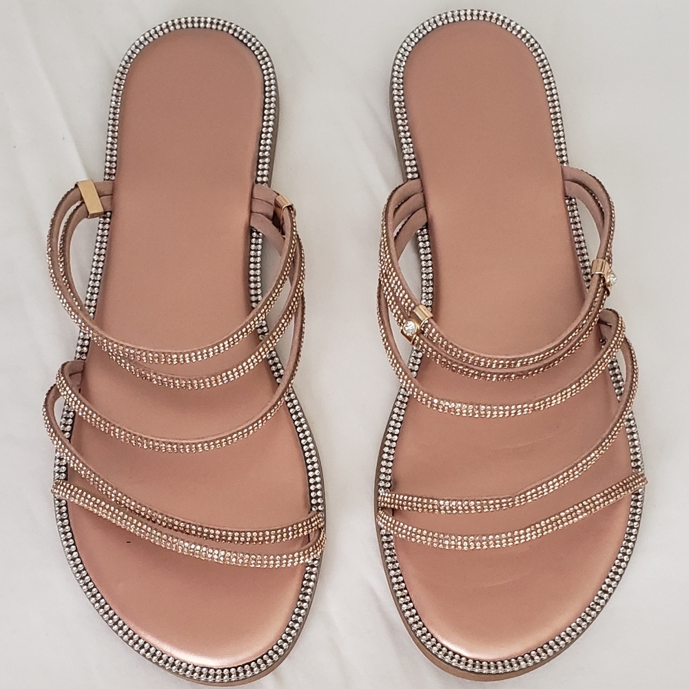 Sparkly Rhinestone Sandals - Picture 16 of 16